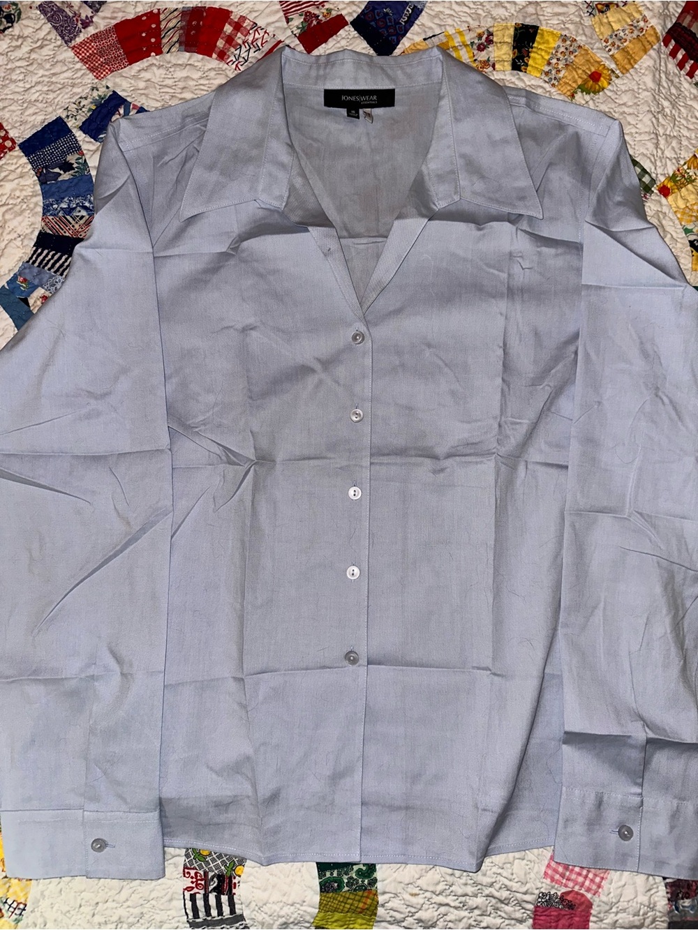 Jones Wear Light Blue Button-Down Shirt